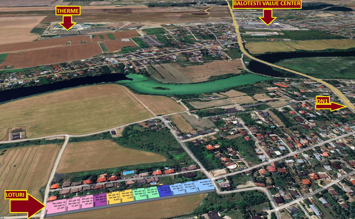 Oportunitate Saftica - Balotesti - Green Land Residence – Lot 653 mp