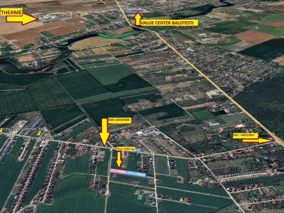 Teren 2262 mp intravilan |  BALOTESTI -ION LAHOVARI | Gaz-Curent | COMISION 0%