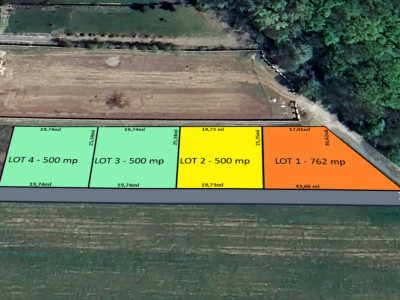 LOT DE 500mp | LANGA PADUREA SNAGOV | IZVORANI - LOCATIE DE VIS | COMISION 0%