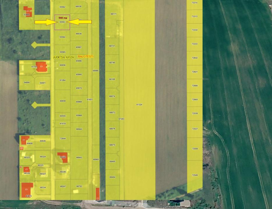 Teren 540 mp Balotești/Corbeanca | Proiect + Avize | Autorizație în curs