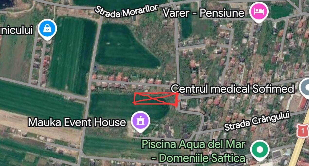 TEREN– 3778 mp - Balotesti - Morarilor- Langa case si utilitati
