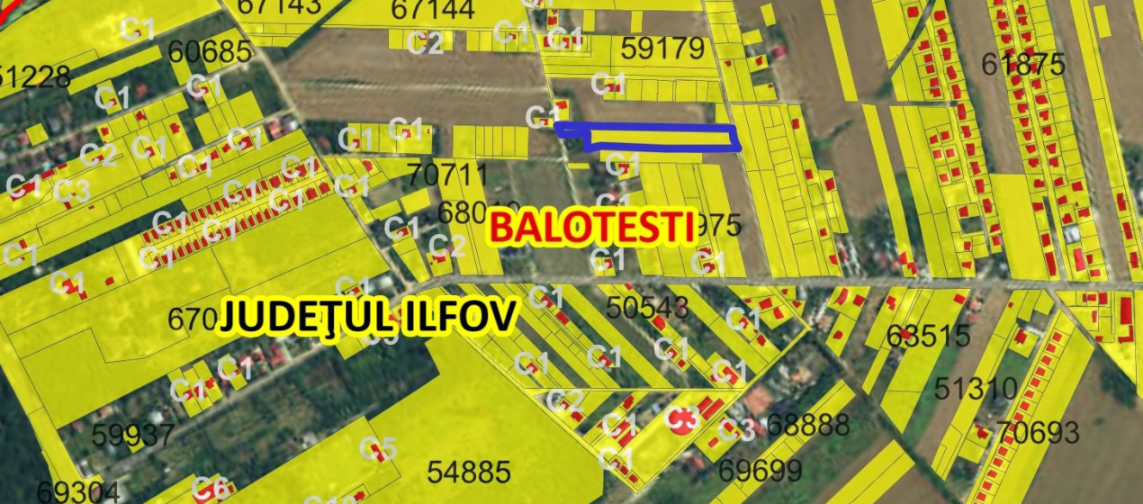 Oportunitate! Teren 6450 mp | BALOTESTI | ION LAHOVARI | GAZ | CURENT