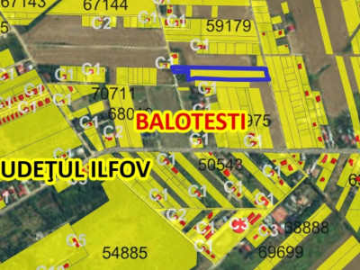 Oportunitate! Teren 6450 mp | BALOTESTI | ION LAHOVARI | GAZ | CURENT