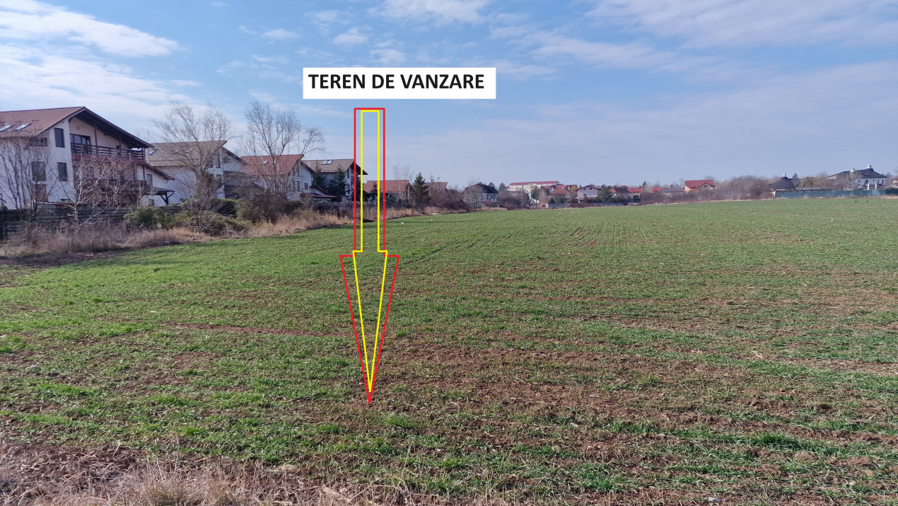 Oportunitate! TEREN BALOTESTI | DESCHIDERE LA 2 DRUMURI| GAZ | CURENT