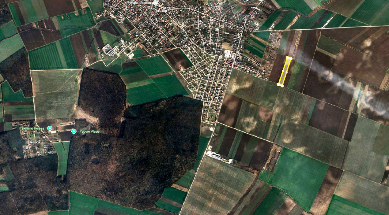 TEREN INTRAVILAN 14000mp | 35ml deschidere  | Dascalu