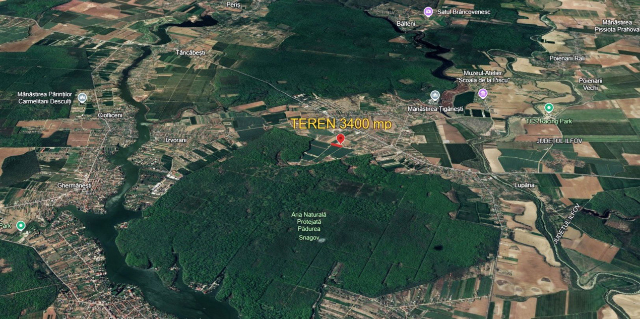 Teren intravilan | 500 mp | Izvorani - Padurea Snagov