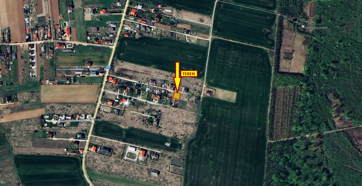 Teren 534 mp | Izvorani – la 500 m de Complexul Olimpic | in apropiere de padure