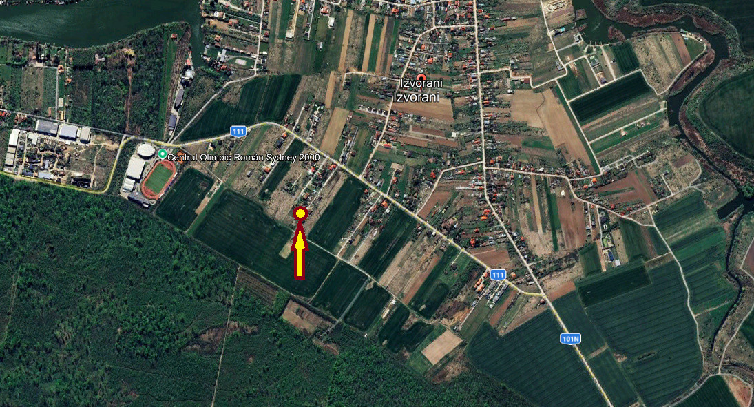 Teren 534 mp | Izvorani – la 500 m de Complexul Olimpic | in apropiere de padure