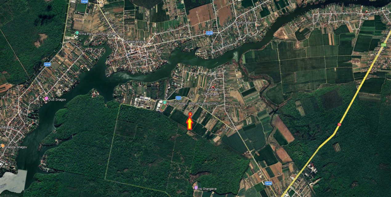 Teren 534 mp | Izvorani – la 500 m de Complexul Olimpic | in apropiere de padure