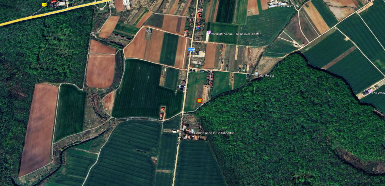 TEREN 500mp | langa Padurea Snagov | IZVORANI | LOCATIE DE VIS