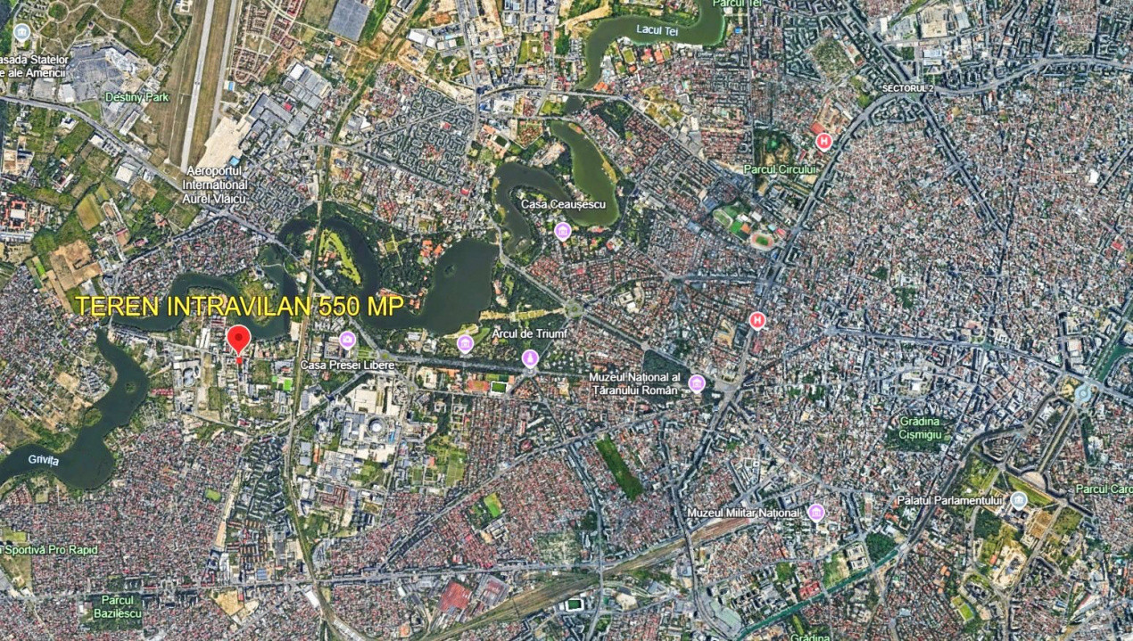 TEREN INTRAVILAN 550 MP | SOSEAUA STRAULESTI | PE COLT | IDEAL AFACERE
