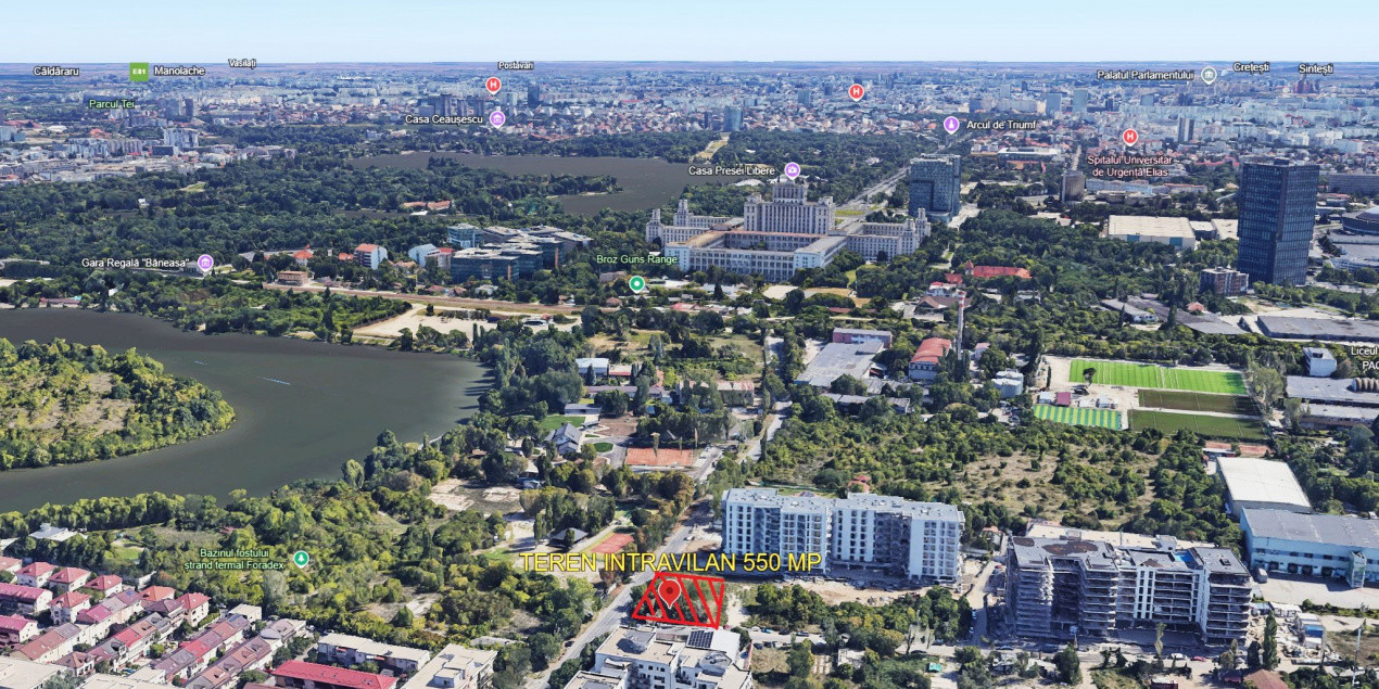 TEREN INTRAVILAN 550 MP | SOSEAUA STRAULESTI | PE COLT | IDEAL AFACERE